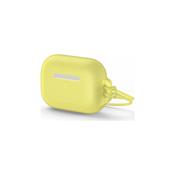 Baseus Lets Go Jelly Lanyard AirPods Pro Silica Gel Koruma Kılıfı WIAPPOD-D0Y Sarı ürün görseli 1