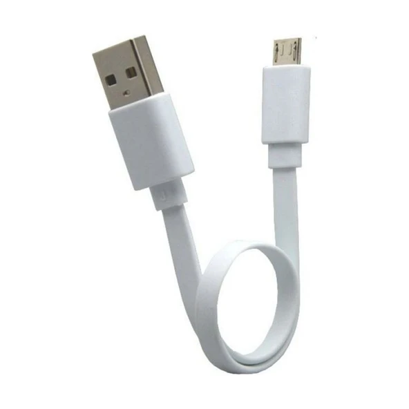 Adaman Premium Serisi 20 cm Kısa Powerbank Uyumlu Micro USB Şarj Kablosu ürün görseli 1