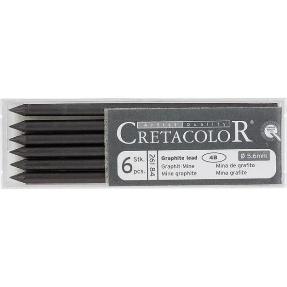 Cretacolor Graphite Portmin Yedek Uç Fuzen Çubuk 5.6 mm 4B Tek Fiyatıdır ürün görseli 1