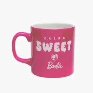 BARBIE MUG EXTRA SWEET IC BEYAZ DIS PEMBE KUPA ürün görseli 1