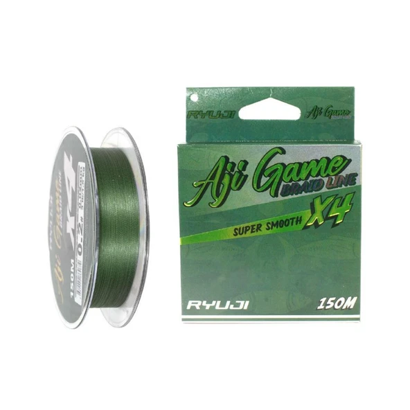 Ryuji Aji Game 4X 150m Dark Green LRF İp Misina ürün görseli 1
