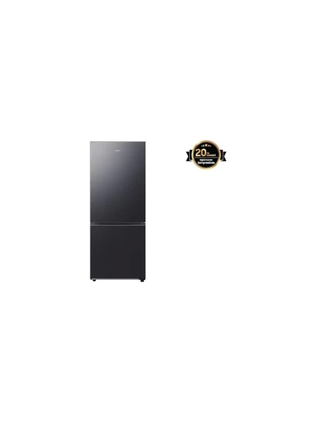 Samsung RB50DG601EB1TR E Enerji Sınıfı 508 L No-Frost Alttan Donduruculu Buzdolabı Siyah ürün görseli 1