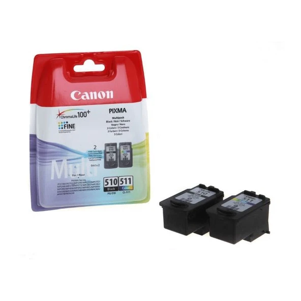 CANON PG-510BK+CL-511 2Lİ PAKET ürün görseli 1