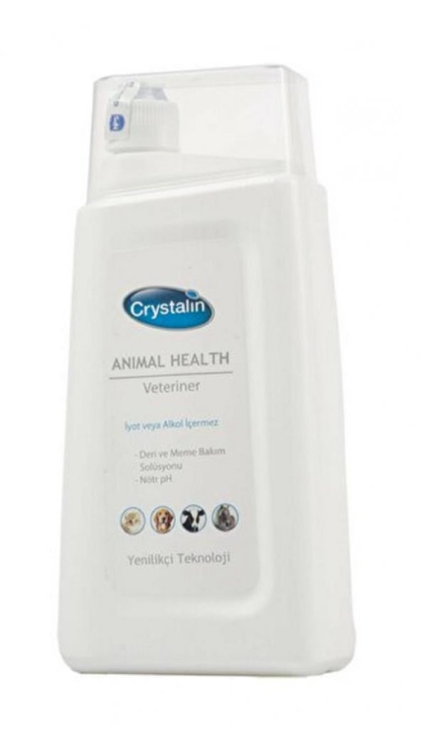 Crystalin Animal Health ( Yara Bakım Solüsyonu Ve Dezenfektan) 1 Lt ürün görseli 1
