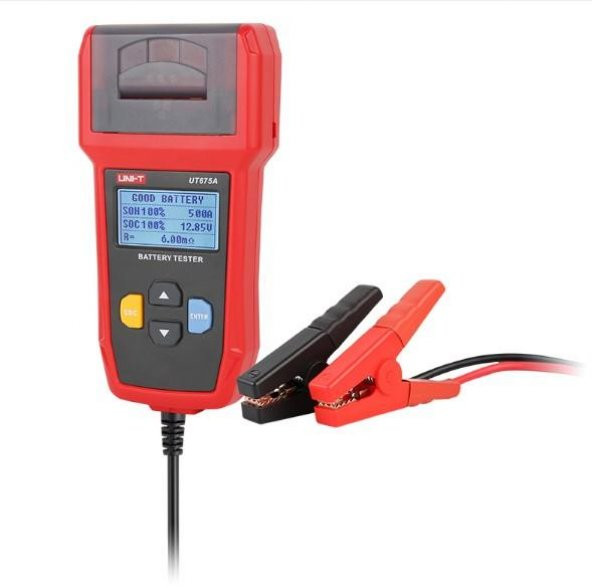 Unı-t Ut 675A Dijital Akü Test Cihazı 3-250A Arası Test Yapılabilir Yazıcılı ürün görseli 1