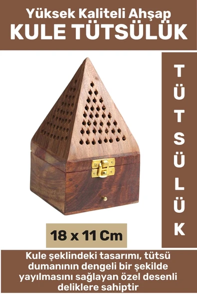 Premium Seri Yüksek Kaliteli Yoga Meditasyon Aromaterapi Chakra Pozitif Enerji Ahşap KULE Tütsülük ürün görseli 1