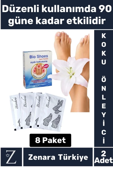 Gündelik Kullanım Kalıcı Uzun Süre Etkili Kadın Erkek Ayak Kötü Koku Önleyici Ayak Bakım Tozu 2 Adet ürün görseli 1