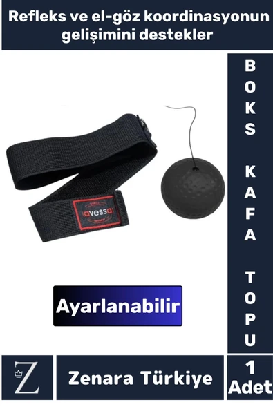 Premium El Göz Koordinasyonu Refleks Geliştirici Ayarlanabilir İpli BOKS ANTRENMAN KAFA TOPU ürün görseli 1
