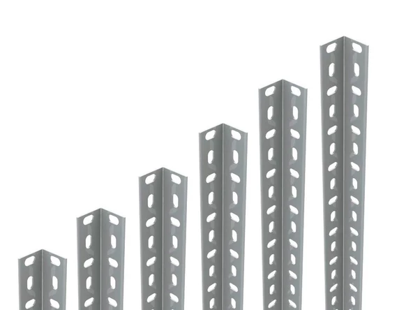 40x40 Mm Galvaniz Çelik Raf Profil  300 cm 2.00 mm ürün görseli 1