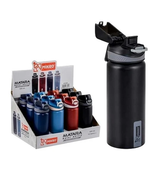 MİKRO ALİMİNYUM MATARA THE ORIGINAL 600ML MT-2520 ürün görseli 1