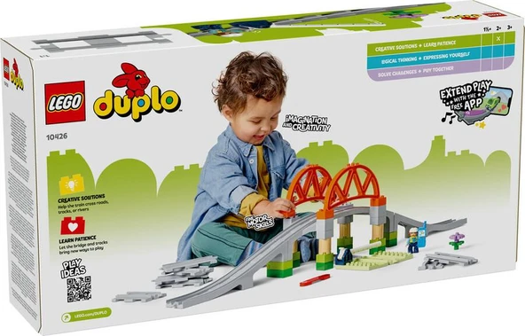LEGO Duplo 10426 Train Bridge and Tracks - Resim 2