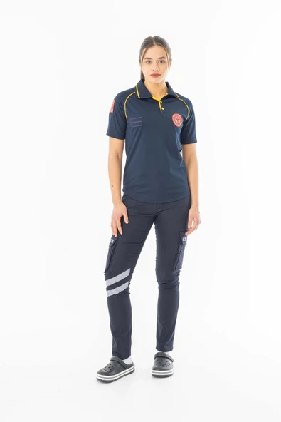 112 Acil Tıp Teknisyeni T-Shirt Unisex Lacivert (ATT001) ürün görseli 1