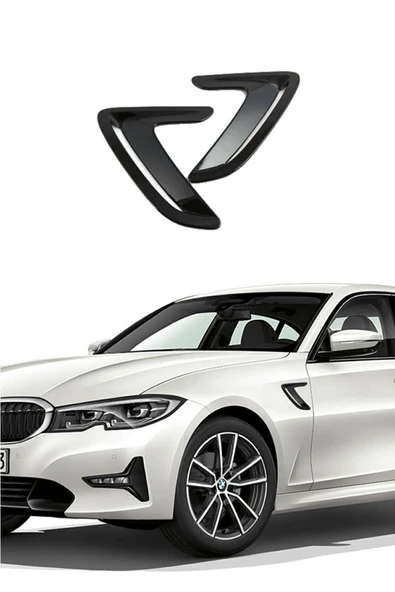 Autowise Universal Oto Çamurluk Venti Sağ Ve Sol Her Araca Uygun Boomerang Şeklinde Çamurluk Süsü ürün görseli 1