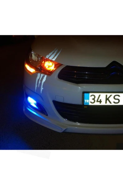 Autowise Far Pençe Sticker Fosforlu Oto Sticker Yapıştırmalı Uyumlu Her Araca Uyumlu ürün görseli 1