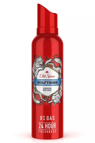 Old Spice Wolfthorn Erkek Deodorant Vücut Spreyi 140ML ürün görseli 1