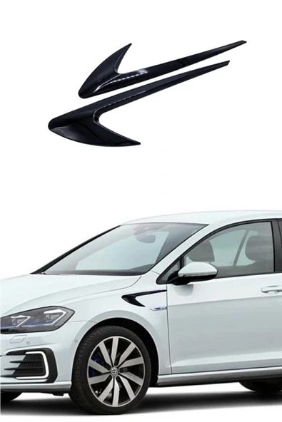 Autowise Universal Oto Çamurluk Venti Sağ Ve Sol Her Araca Uygun Nike Şeklinde Çamurluk Süsü ürün görseli 1