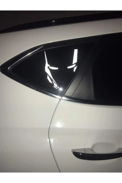 Autowise Iron Man Figürü Fosforlu Oto Araç Sticker ürün görseli 1