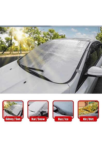 Autowise Oto Ön Cam Güneşlik Ön Cam Güneşten Koruyucu Örtü Katlanabilir Yer Kaplamayan Güneşlik ürün görseli 1
