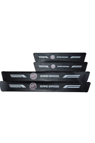 Autowise MG Logolu Karbon Kapı Eşiği Koruyucu Bant Folyo 4'lü Set Morris Garages ürün görseli 1