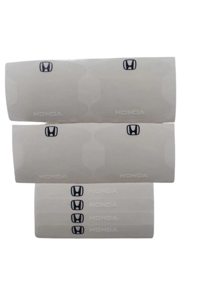 Autowise Honda Marka Logolu Oto Kapı Kolu Çizik Önleyici Yapışkan 8'li Set ürün görseli 1