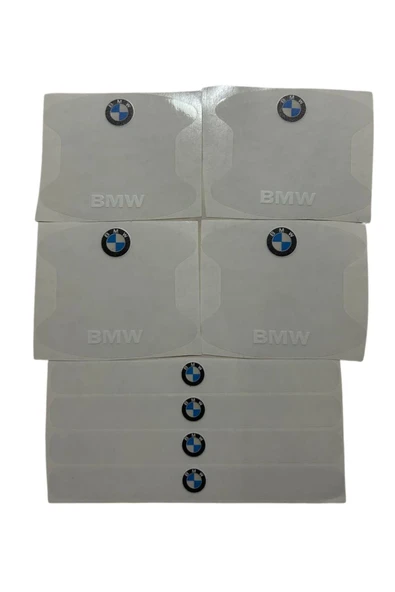 Autowise Bmw Marka Logolu Oto Kapı Kolu Çizik Önleyici Yapışkan 8'li Set ürün görseli 1