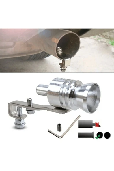 Autowise Oto Araç Egzoz Islığı Turbo Islık Sesi Veren Egzoz Aparatı Islık Sesi ürün görseli 1