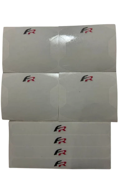 Autowise Seat Leon FR Marka Logolu Oto Kapı Kolu Çizik Önleyici Yapışkan 8'li Set ürün görseli 1