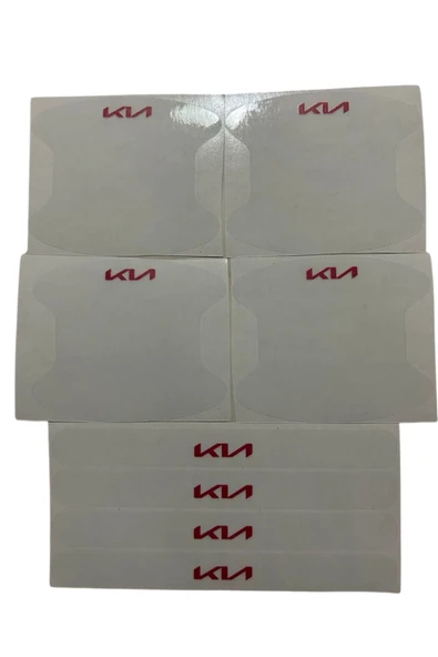 Autowise Yeni Kia Marka Logolu Oto Kapı Kolu Çizik Önleyici Yapışkan 8'li Set ürün görseli 1