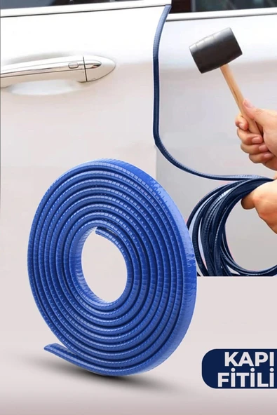 Autowise Oto Kapı Fitili Çizilmelere Karşı Koruyan Araç Kapı Koruyucu Fitil Mavi 5 Metre ürün görseli 1