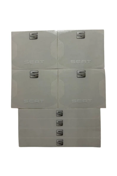 Autowise Seat Marka Logolu Oto Kapı Kolu Çizik Önleyici Yapışkan 8'li Set ürün görseli 1