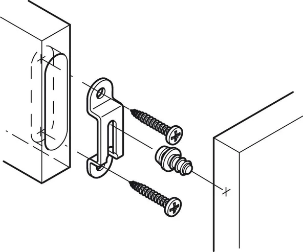 Gizli Dolap Panel Bağlantı Elemanı - Resim 4