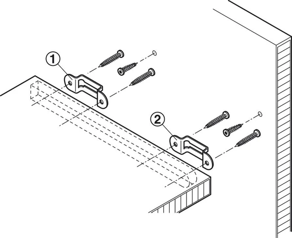 Gizli Dolap Panel Bağlantı Elemanı - Resim 6
