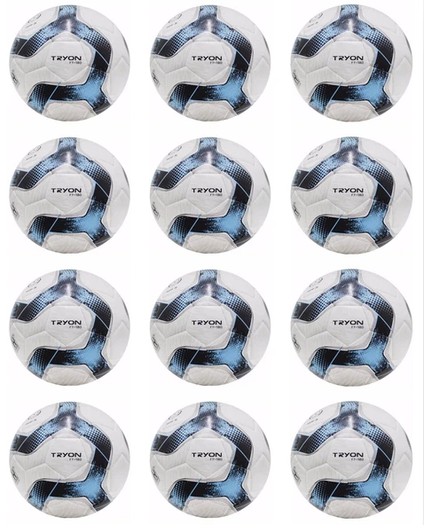TRYON FT-180 Mavi Futbol Topu 4 Numara 12 Adet ürün görseli 1