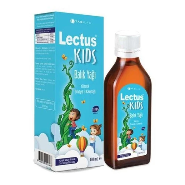 Lectus Kids Balık Yağı Karışık Meyve Aromalı 150 ml ürün görseli 1