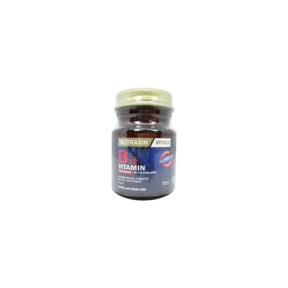 Nutraxin B12 Vitamin 1000mcg 60 Tablet ürün görseli 1
