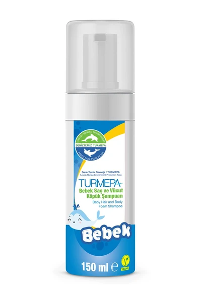 Turmepa Bebek Saç ve Vücut Köpük Şampuanı 150 ML ürün görseli 1