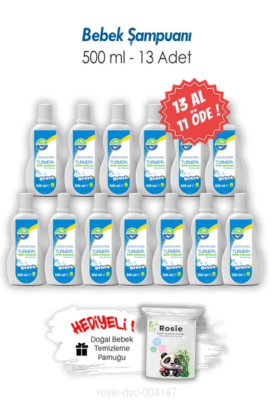 Turmepa Bebek Şampuanı 13 AL 11 ÖDE 500 ML ve ROSIE ürün görseli 1