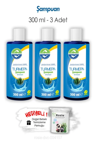 Turmepa Şampuan 300 ML 3 Adet ve ROSIE ürün görseli 1