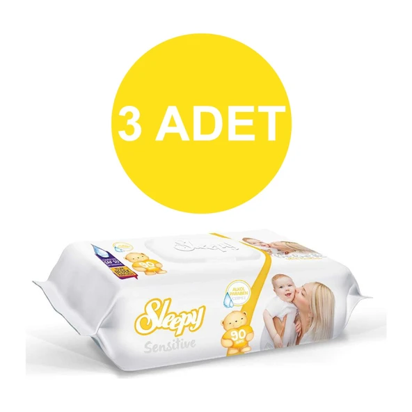 Sleepy Sensitive Islak Havlu 3 x 90'lı ürün görseli 1