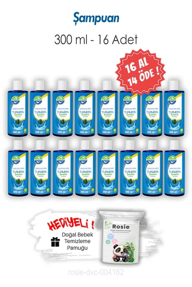 16 AL 14 ÖDE 300 ML Turmepa Şampuan ve ROSIE ürün görseli 1