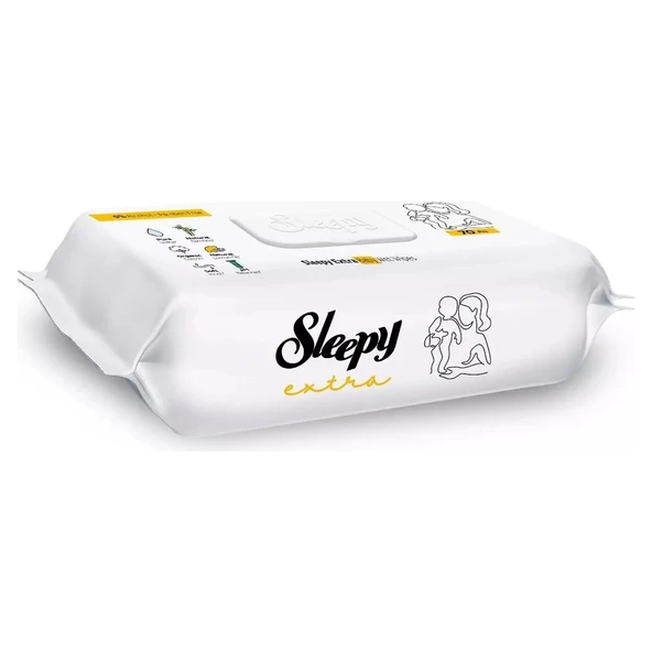 Sleepy Extra Islak Havlu 3 x 70 Adet ürün görseli 1