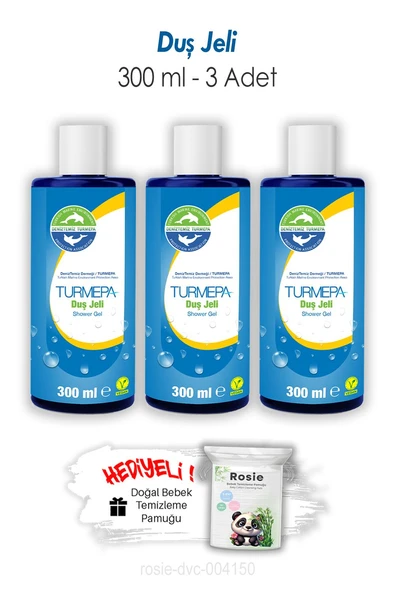Turmepa Duş Jeli 300 ML 3 Adet ve ROSIE ürün görseli 1
