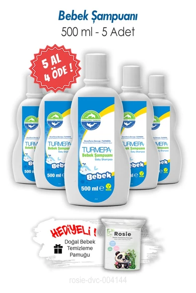 Turmepa 5 AL 4 ÖDE Bebek Şampuanı 500 ML ve ROSIE ürün görseli 1