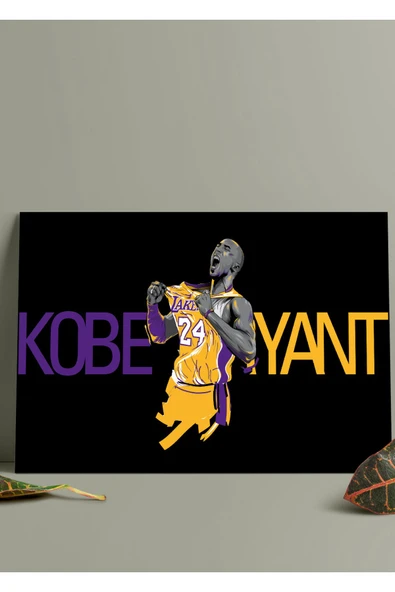 Kobe Bryant Lakers NBA - Metal Tablo - Resim 2