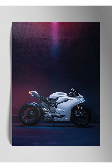 Metal Baskı Parlak Duvar Tablosu - Ducati Motor ürün görseli 1