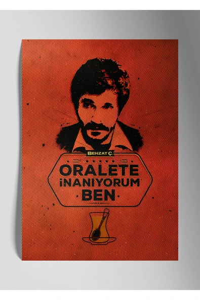 Behzat Ç. Hayalet - Oralet - Metal Poster Tablo ürün görseli 1