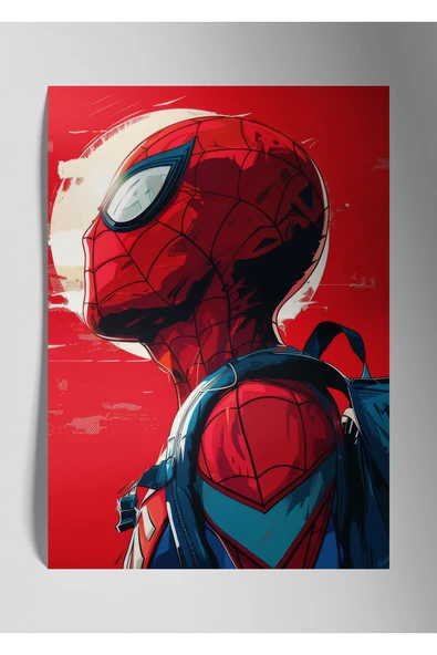 Metal Baskı Marvel Parlak Duvar Tablosu - Spiderman Örümcek Adam ürün görseli 1