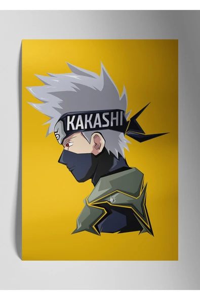 Kakashi Hatake Naruto Anime - Metal Tablo ürün görseli 1
