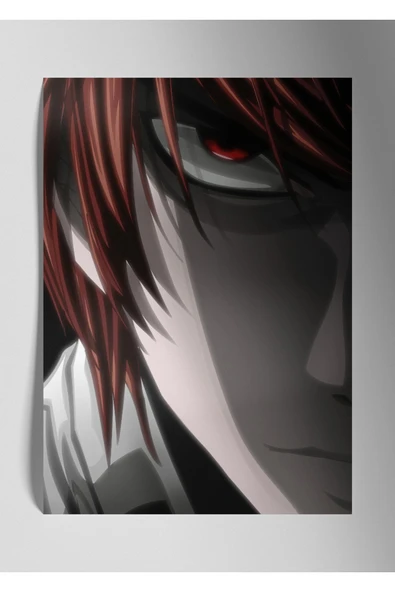 Metal Baskı Parlak Duvar Tablosu - Yagami Light Anime ürün görseli 1