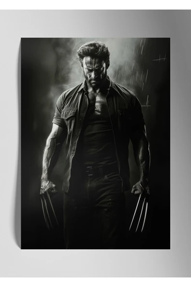 Metal Baskı Marvel Duvar Tablosu - Wolverine ürün görseli 1